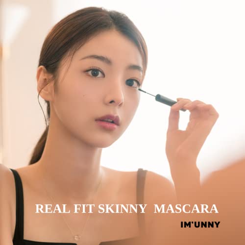 Im Unny Real Fit Skinny Mascara All Day Waterproof Long-Lasting 0.1 Inch Triangle Brush For Lash Make-Up, 1 Count (Black) #TOP5