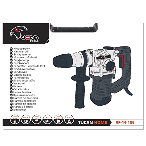 Rexxer | Bohrhammer SDS Plus Profi | Bohrmaschine Set 1050W | Drehzahl 800 min-1 | Bohrleistung Ø 26 mm | Abbruchhammer… – Bild 8