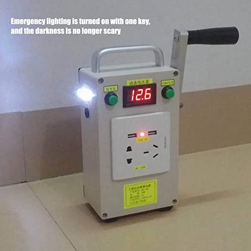 20 w Manual Manivela Gerador de Energia Usb, Banco de Energia Ao Ar Livre para Acampamento Sobrevivê