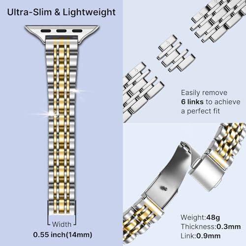 Image of Fullmosa Slim Metal Band for Apple Watch