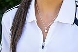 Chelsea Charles Golf Ball Charm Necklace - Silver