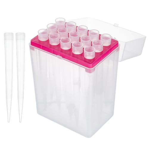OLYCRAFT - OLYCRAFT 10 ml embouts pour pipettes 1 rack de 15 embouts pour pipettes de laboratoire avec filtre universel stérile sans ADN/ARNasi pour la plupart des pipetteurs de qualité de recherche