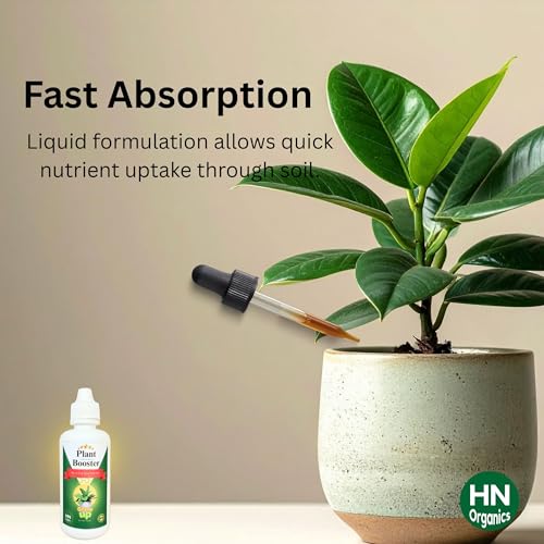 Image of Plant Booster 60 ML Dropper | All In One | All Macro & Micro Nutients | For Fast Growth | Strong Roots | More Flowers (Plant Booster 60ML | Pack of 2)