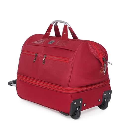 Swiss Military Fatboy 45cm Double Decker Duffle Trolley Cum Overn...