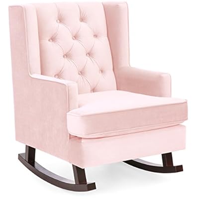 pink rocking chair for nursery