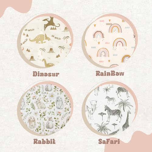 Image of Insular Baby Splat Mat for Under High Chair /Arts /Crafts, Anti Slip and Waterproof Splash Mat for Floor, Portable Picnic Mat, 51x51 Inch, Rainbow