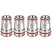 Produktbild Uwell UN2 Mesh Coils (0,23 Ohm), Crown 5 DL Verdampferköpfe für e-Zigarette, Kompakt, 4 Stück