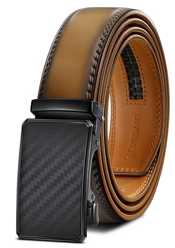 Ceinture à cliquet homme en cuir réglable pour en finir avec les trous usés