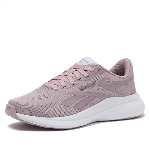 Reebok Energen Run 4 Running Shoes for Women, Lightweight Athletic Womens Sneakers Size 5 to 12, Muted Mauve/White, 6.5 Medium