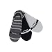 Sperry Top-Sider Men's Signature Insivisble Striped 3 Pair Pack Liner Socks, Charcoal/Highrise, Medium/Large(Shoe Size 9.5-13)