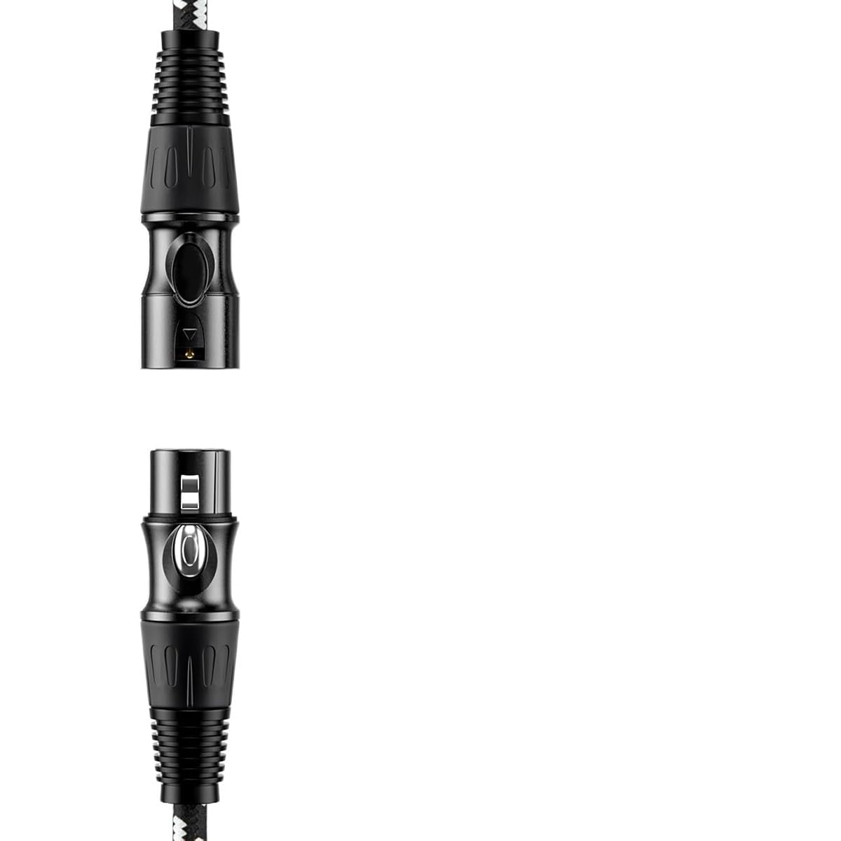 3-poliger XLR-Stecker auf Buchse, symmetrisches Mikrofonkabel, vergoldet, XLR-Kabel (rot, 5 m)