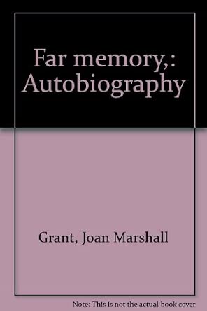 Far Memory: The Autobiography of Joan Grant | Amazon.com.br