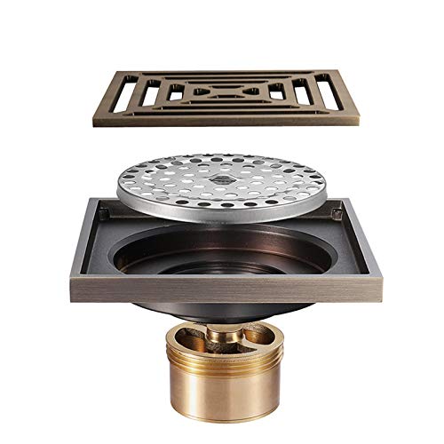 Crépine de douche haut de gamme et drain de sol carré design