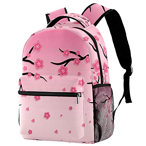 Sac à dos décontracté fleuri mignon pour les journées d'études et de détente