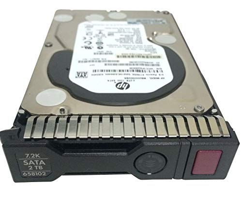 HP 658102-001 2TB 6G SATA 7.2K 3.5IN SC MDL HDD - 658079-B21 (Renewed)