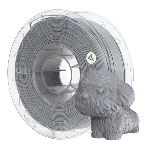 Image of Creality Hyper PLA Filament 1.75mm, RFID 3D Printer Filament for High-Speed Printing up to 600mm /s, ±0.03mm Accuracy, 1KG /Spool (2.2lbs), 3D Printing Filament for Most 3D Printers (Grey)