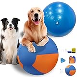 Stcohyz Herding Ball for Dogs, 18'' Durable Waterproof Jolly Ball for Dogs, Dog Training Toy for Medium & Large Breeds, Large Dog Toys for Collie, Australian Shepherd, and All Herding Breeds