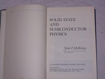Hardcover solid State and Semiconductor Physics Book