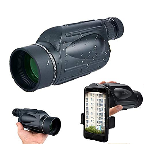 ROSG Adult Night Vision Monocular, Optical Professional Waterproof Spotting Scope Binoculars, 15X High Definition Magnification Monocular With FMC Eyepieces And Lenses