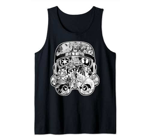 Débardeur Stormtrooper Star Wars avec portrait croisé pour homme fan de pop culture geek