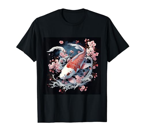 Koi Euphoria Bienaventurada Belleza en Sakura Harmony Camiseta