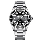 Phoibos Men's PX002C 300M Dive Watch Swiss Quartz Black Sport Watch …