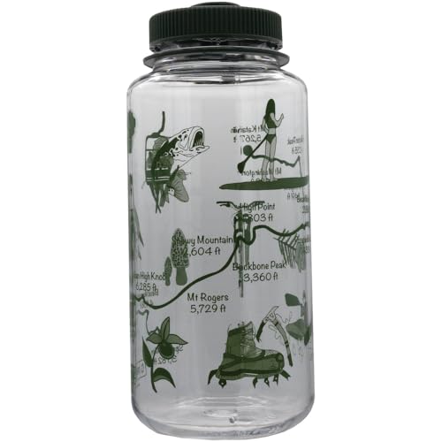 Image of Nalgene 32 oz Wide Mouth Water Bottle | BPA-Free, Durable & Leak Proof,
