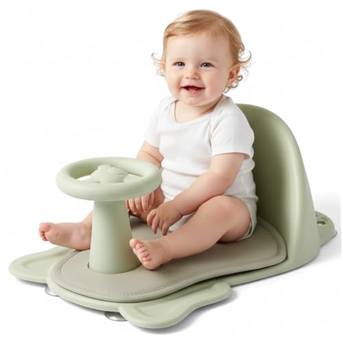 Siège de bain pour bébé : offrez un cocon rassurant avec dossier et ventouses
