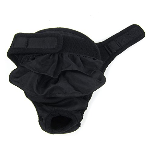 Alfie Pet - Maxine Diaper Dog Sanitary Pantie - Color: Black, Size: Xxl #TOP3