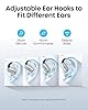 soundcore V40i by Anker, Open-Ear Earbuds, Clear Design, Lidless Case, 4 Adjustable Positions for Every Ear Size, Richer Bass, IP55, 21H Playtime, AI Clear Calls, Bluetooth 5.4, App Control