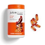 Juice Plus+ Omega Blend Capsules - Plant-Based Omega-3, 5, 6, 7, & 9 Sourced from Algae & Seeds - DHA & EPA Formula Supports Brain, Vision & Heart Health - Fish Oil Alternative - 60 Vegan Servings