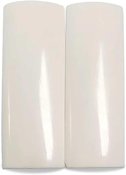 USA Knifemaker Supply Camel Bone- Smooth White- Polished- Use for Guitar picks, knife scales, scrimshaw- 0.18"x1.25"x3.5" pair of scales