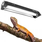 NEPTONION 8W Reptilien T5 HO UVB 5.0 Leuchte 31,8 cm mit Röhre, UVB-Leuchte mit niedriger bis mittlerer Intensität für Terrarien, geeignet für Reptilien aus trockenen Habitaten wie Leopardgeckos