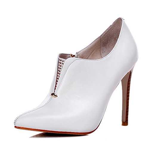 Chaussures talon pointu confortables en cuir souple pour femme