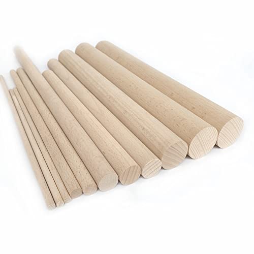 Indian Aero Fun Wooden Dowels Pine Wood Dowel ,Round Dowel Rods Sticks