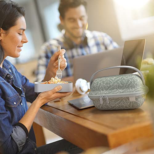 Monbento - Insulated Lunch Bag Mb Cocoon Jungle - Work/School Lunch Packing - Keeps Food Hot/Cold - Can Contain A Bento Box + A Cutlery Set - Bpa Free - Food Grade Safe - Nature Pattern - Green #TOP3