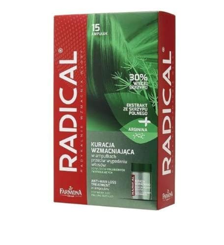 RADICAL ANTI-HAIR LOSS AMPOULE TREATMENT FOR WEAK AND FALLING OUT HAIR 15 x 5ml