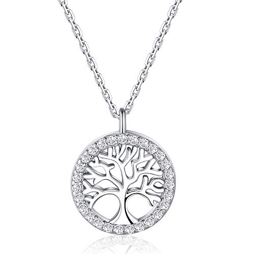 Collier Arbre de Vie Argent 925 Jrêveinfini : un bijou raffiné et ajustable pour femme