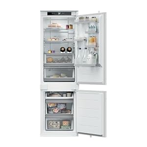 Haier Series 2 Integrated Fridge Freezer, E Rated, Total No Frost, hOn App Connectivity, Air Surround, 251L Total Capacity, White, 54x55x177 cm - HBQW5518EK-UK