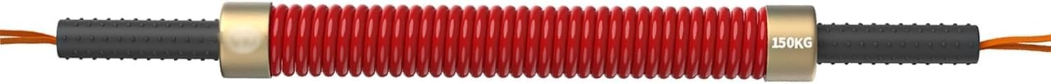 Arrase Red Power Twister Bar, 60Kg-150Kg Chest Expander, Heavy Duty Arm Builder, Strength Training Bar Exercise Equipment For Chest, Shoulder, Forearm, Bicep And Arm