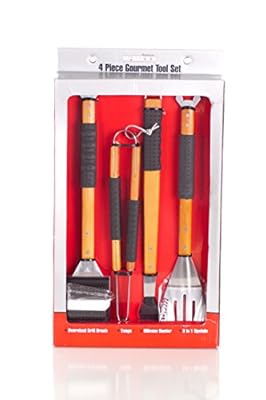 Mr. Bar-B-Q 4 Piece Gourmet Grilling Tool Set