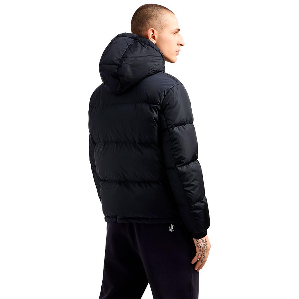 Armani Exchange Herren Icon Logo Down Puffer Jacket Jacke (1er Pack)