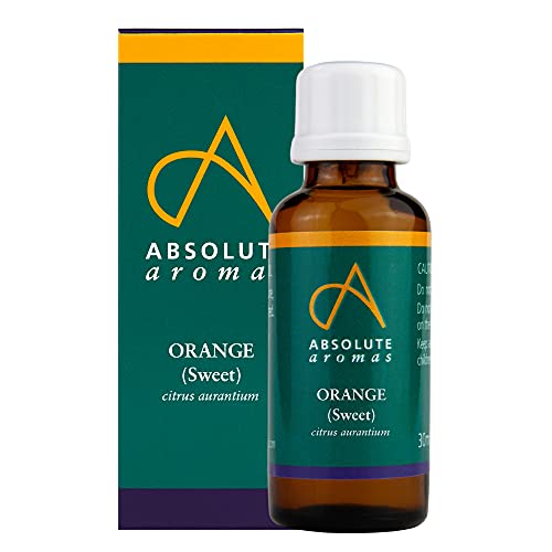 Absolute Aromas Huile Essentielle d'Orange Douce 30 ml - Pure, naturelle, non diluée, sans cruauté et végétalienne Cover