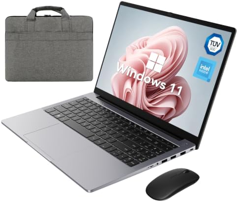HiBook 6 15.6" FHD AI Laptop Computers, 2026 Intel N150(4C/4T,3.6...