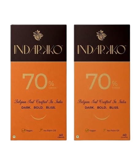 Image of Indarkko 70% Belgian Soul | The Masterpiece | Bold, intense,deeply layered | Vegan Dark Chocolate Bar (90g) Pack of 3