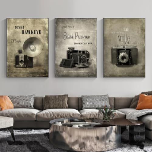 Gramophone vintage affiche décorative pour raviver la nostalgie du salon - 3