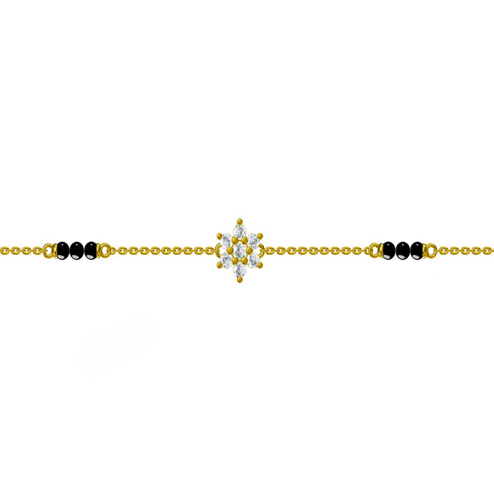 PALMONAS 18k Gold-Plated Mangalsutra Bracelet |Gifts For Girlfriend |Gift For Women & Girls (B0DBDT2FZV) Amazon Price History, Amazon Price Tracker