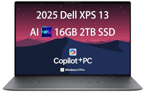 2025 Dell XPS 13 9345 Laptop, Copilot+ AI PC (13.4" FHD+ 120Hz, S...