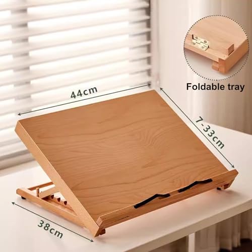 Tablero de dibujo de madera A3 para escritorio con ajuste de ángulo 7