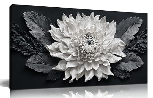 CIRABKY Flower Canvas Wall Art For Living Room Modern Prints